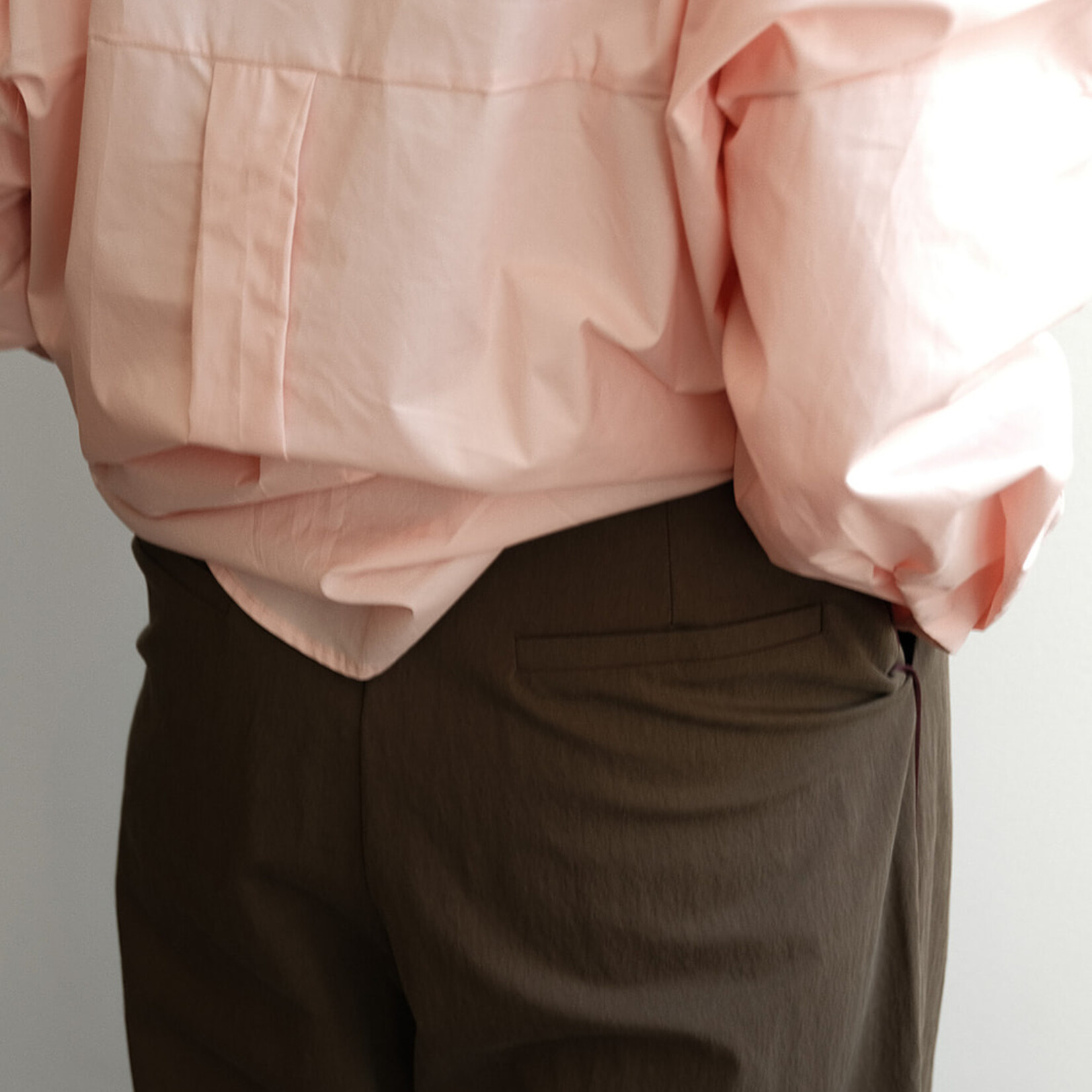 Shirt cotton abricot
