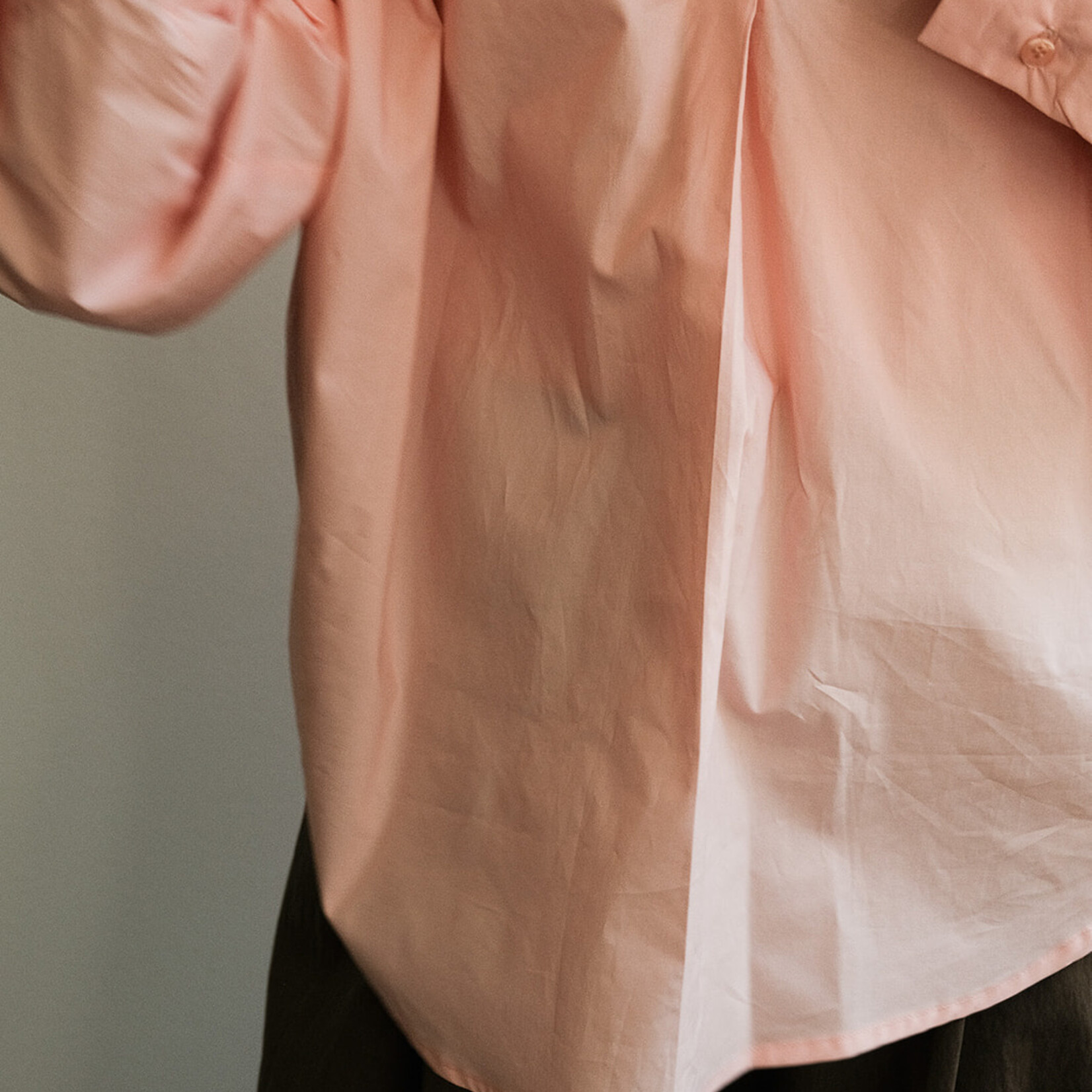 Shirt cotton abricot