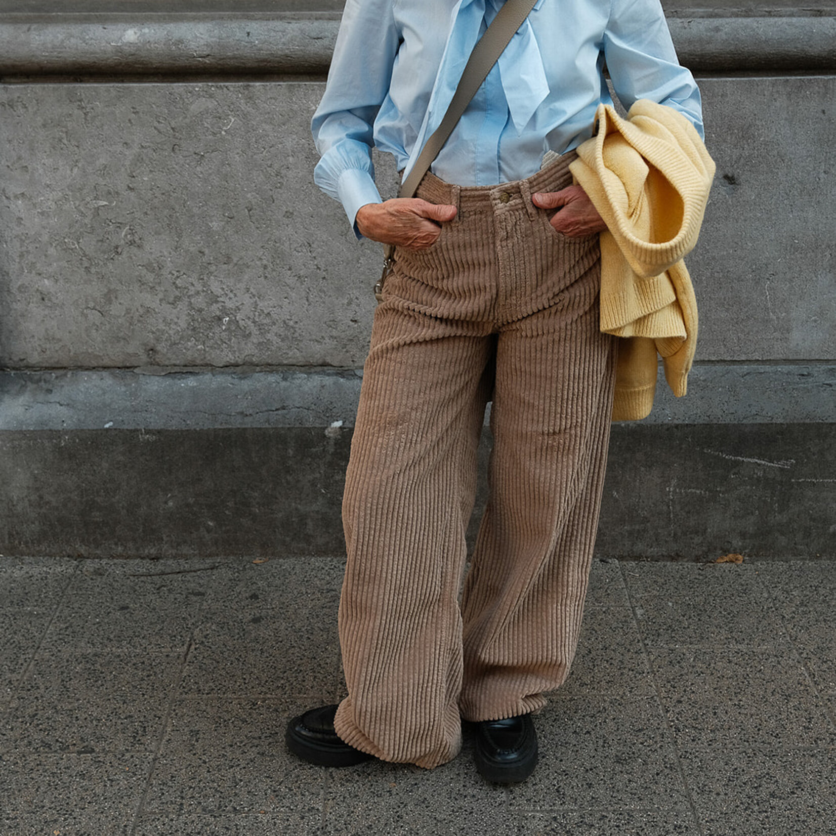 Cotton shirt with tie Stella