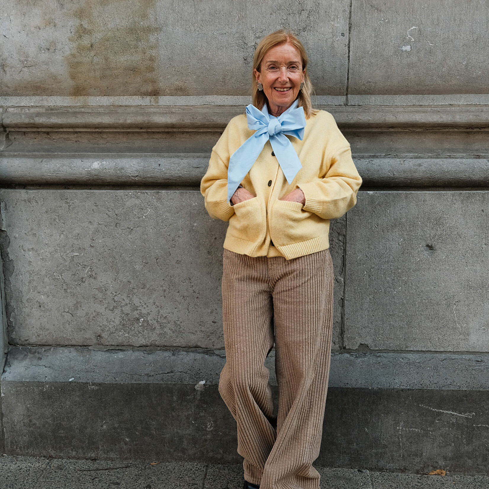 Cotton shirt with tie Stella