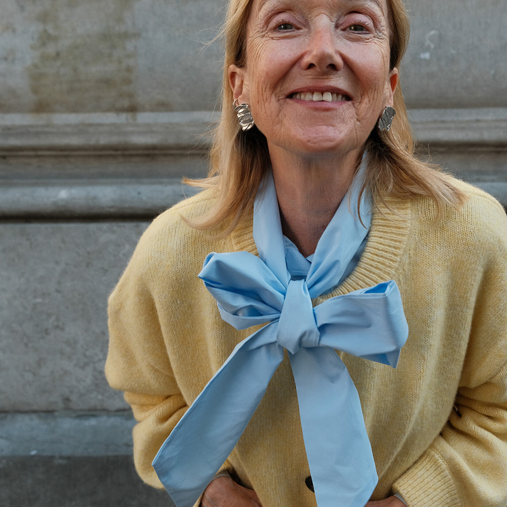 Cotton shirt with tie Stella