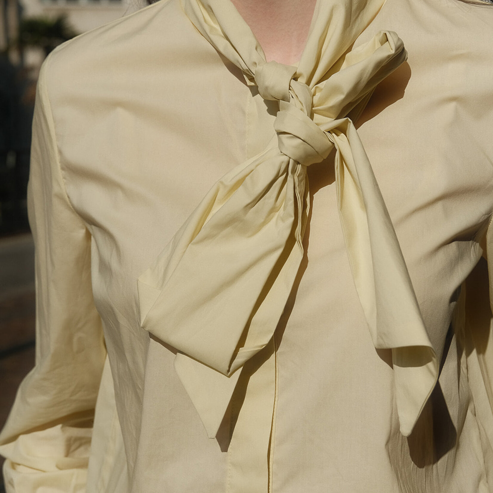 Cotton shirt with tie Stella