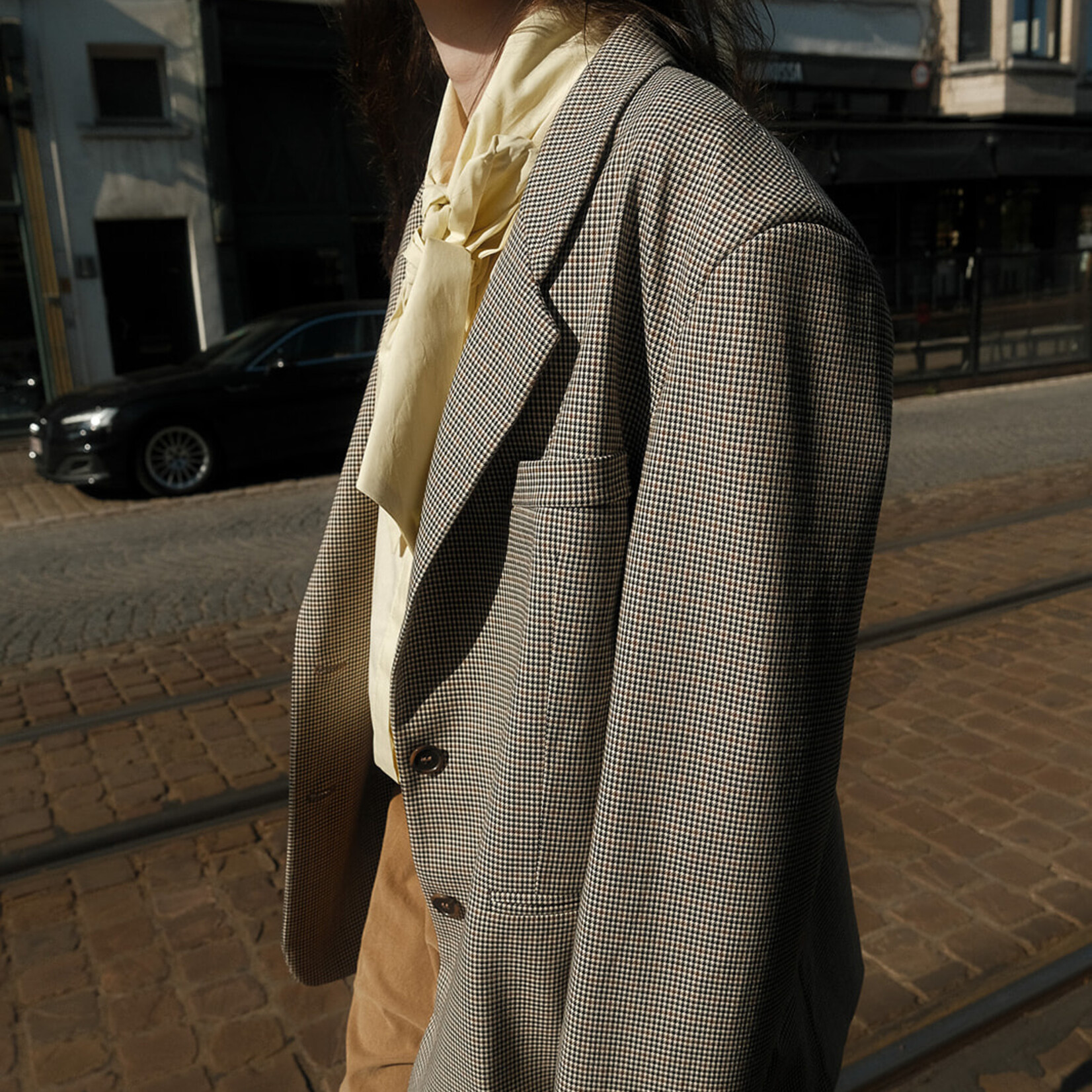 Checked  waistcoat