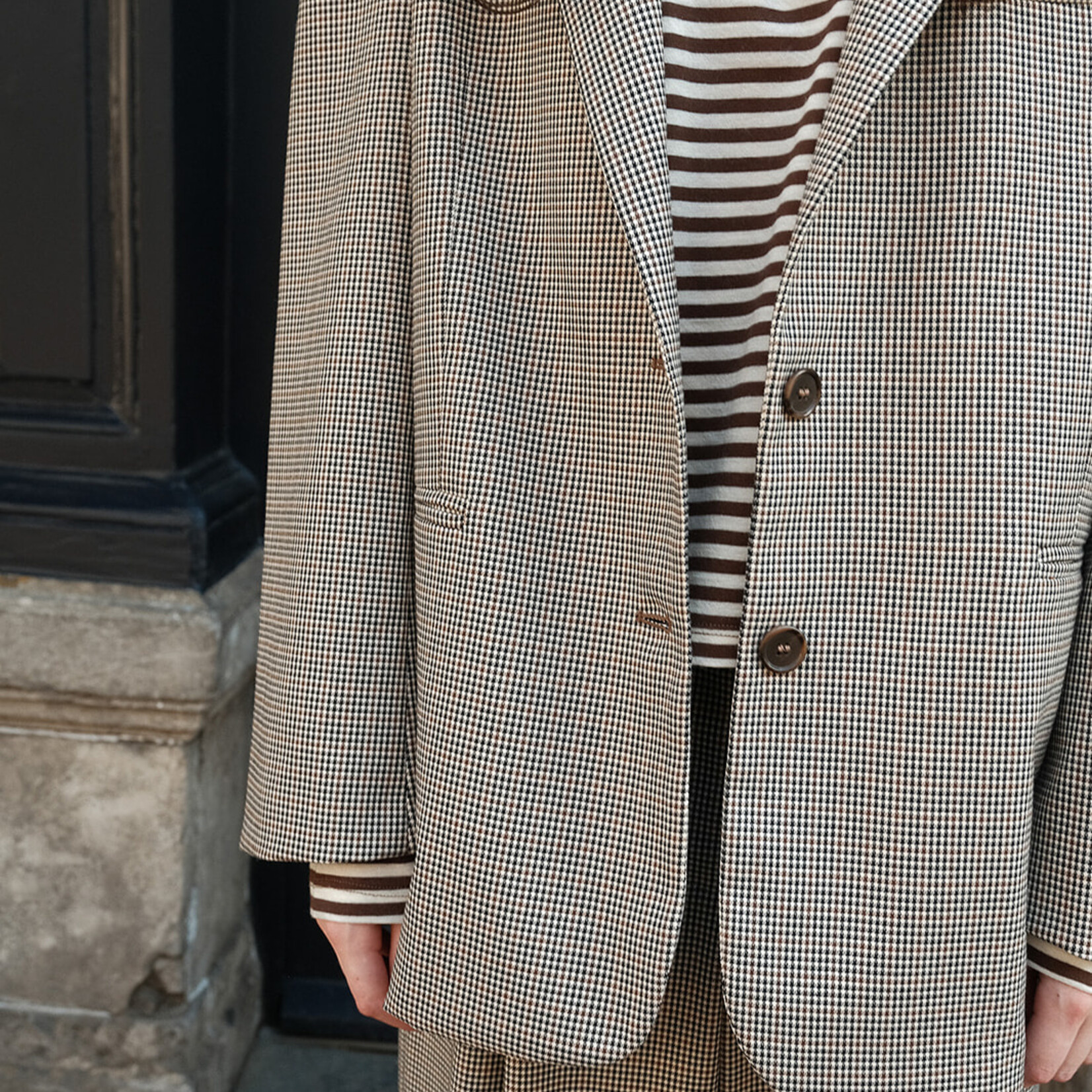 Checked  waistcoat