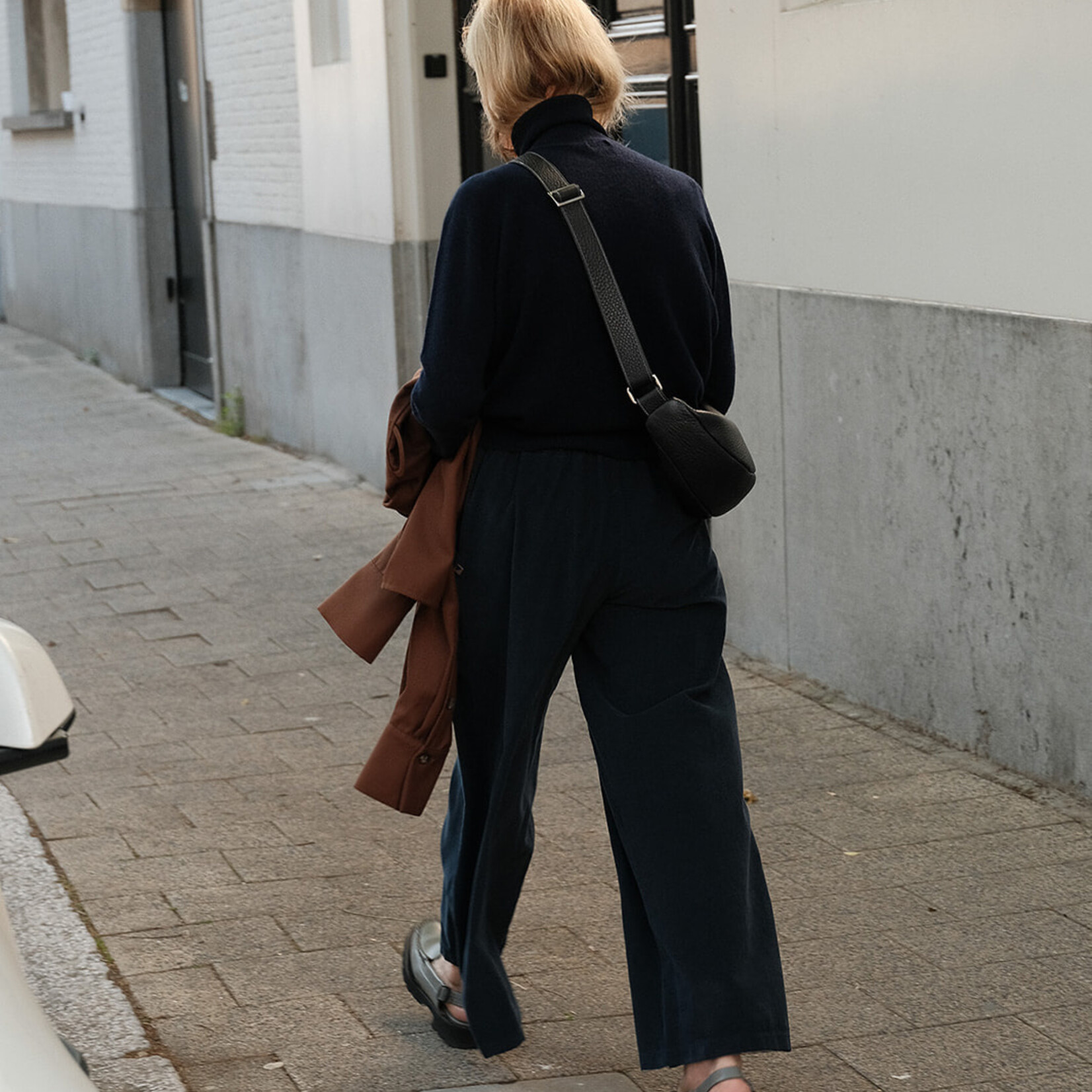 Corduroy trouser dark blue
