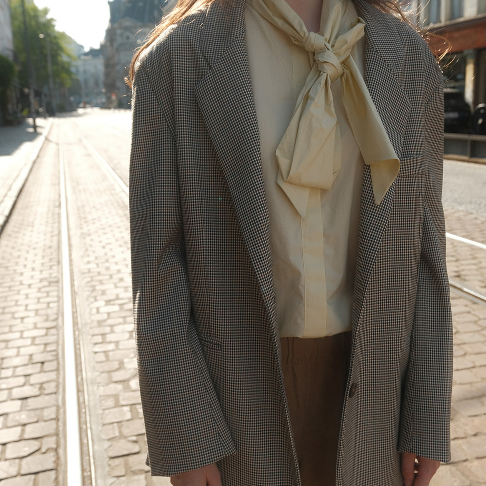 Corduroy trouser sand