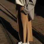 Corduroy trouser sand