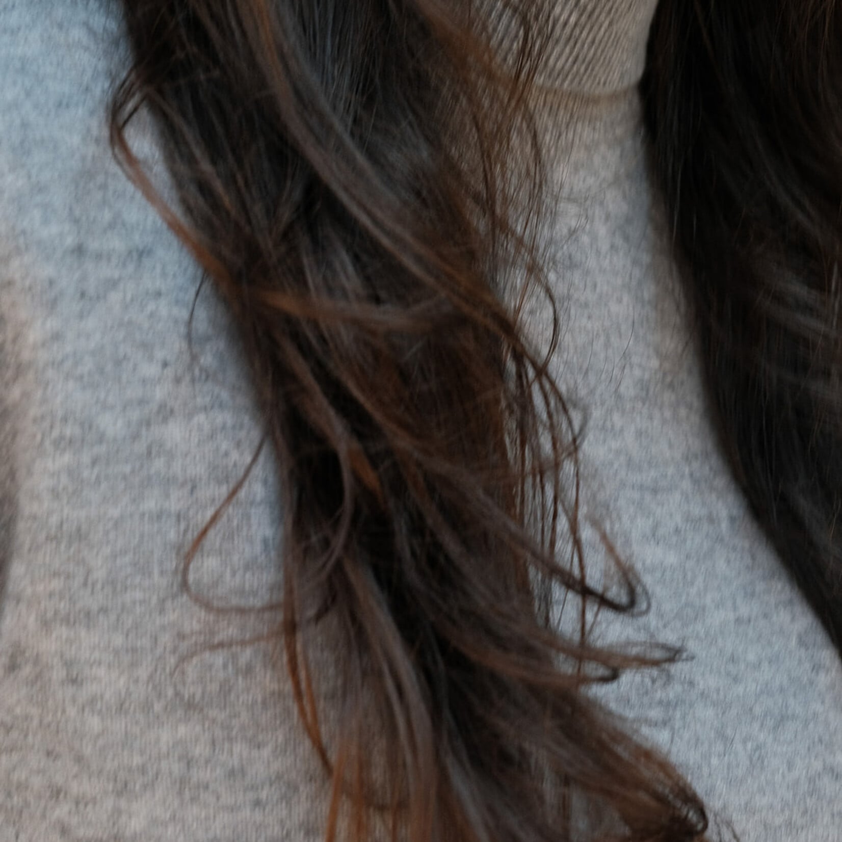 Turtle neck sweater grey