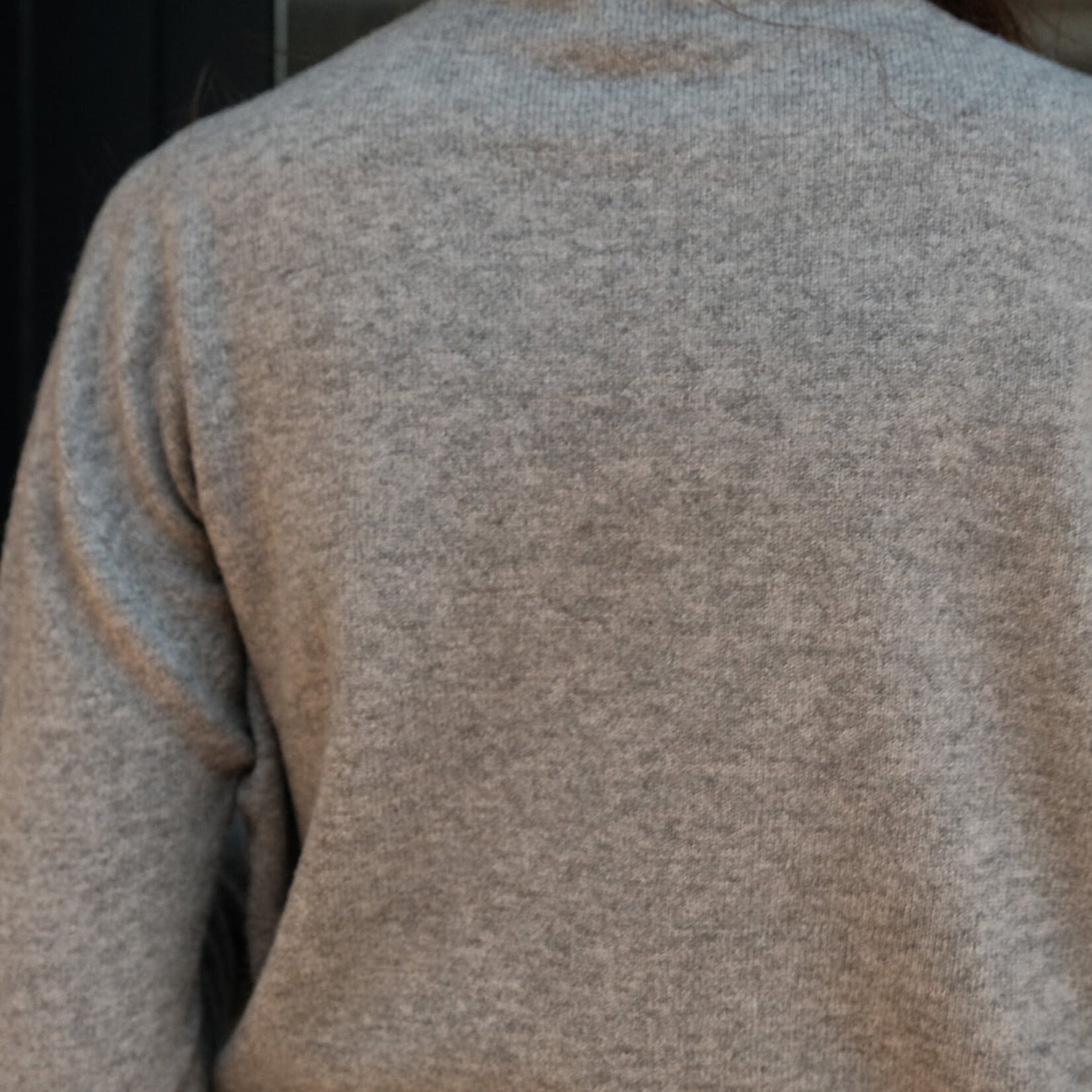 Turtle neck sweater grey