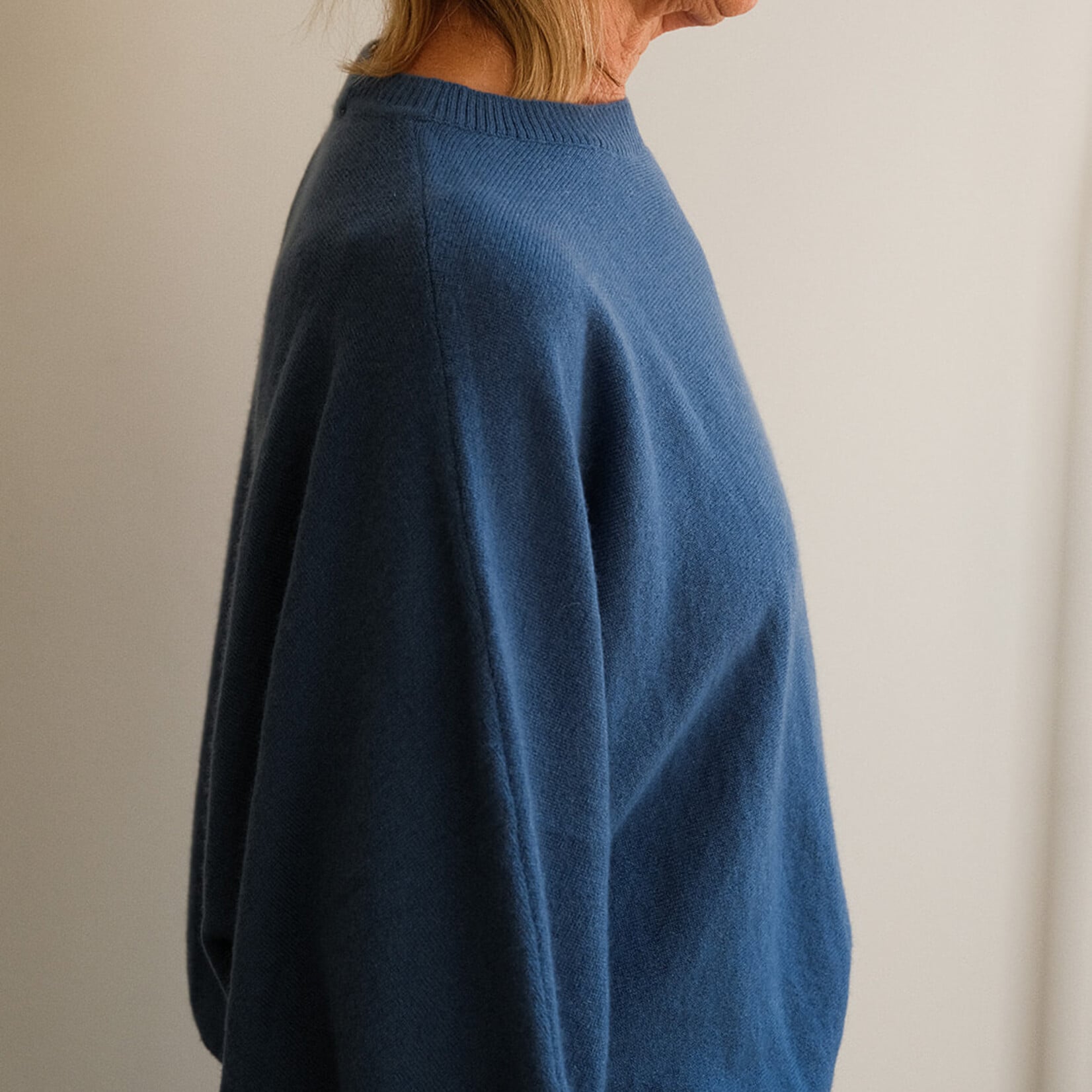 Absolut cashmere Bettina short sleeves jeans blue