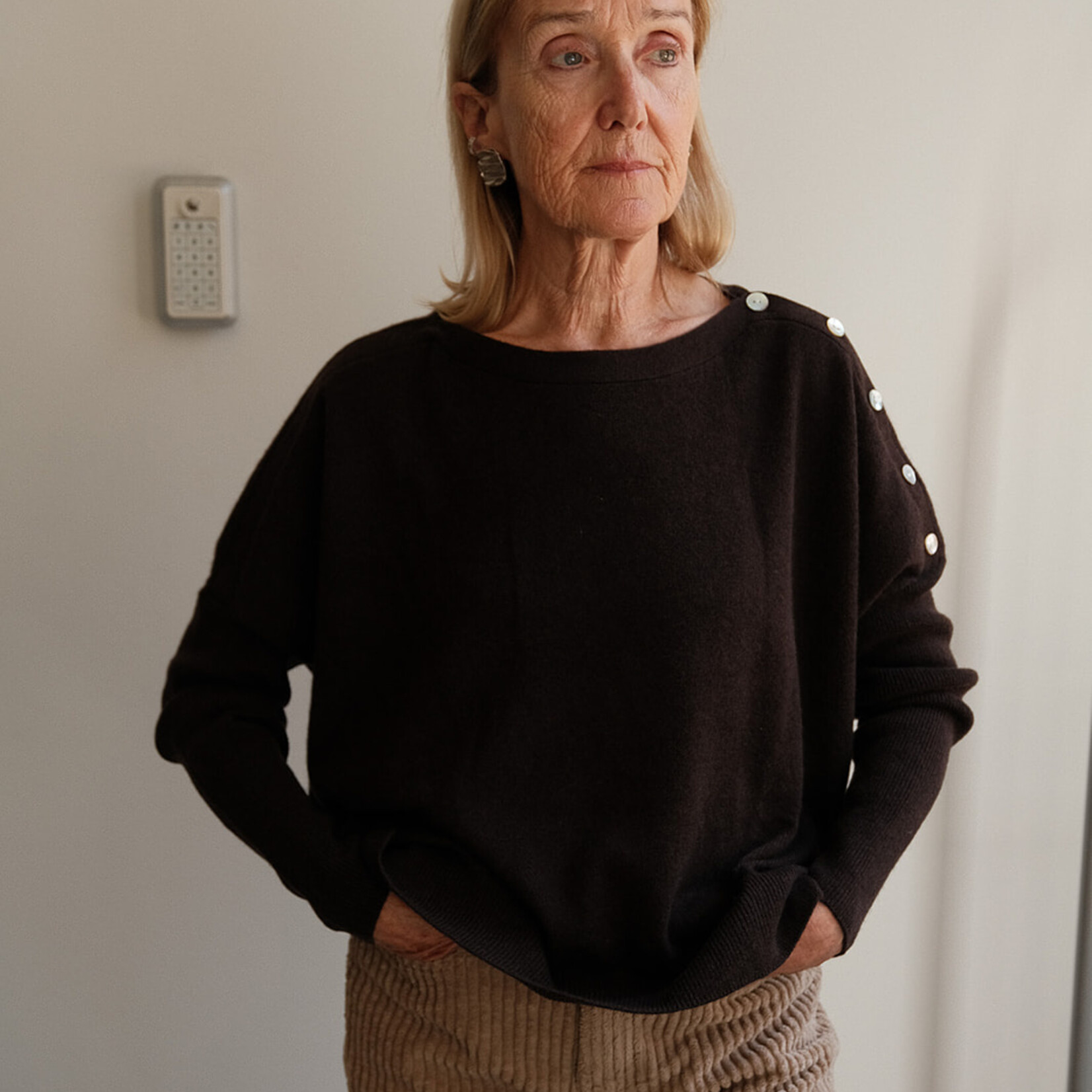 Absolut cashmere Oversized sweater chocolat