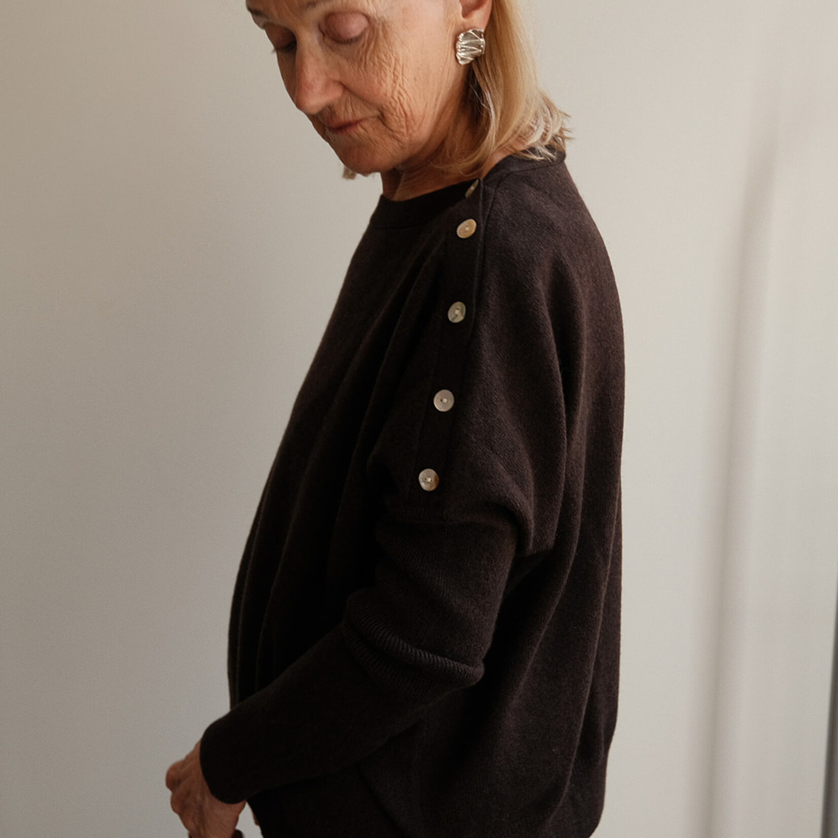 Absolut cashmere Oversized sweater chocolat