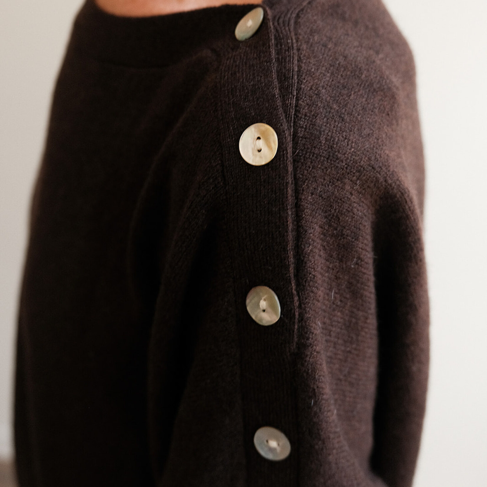 Absolut cashmere Oversized sweater chocolat