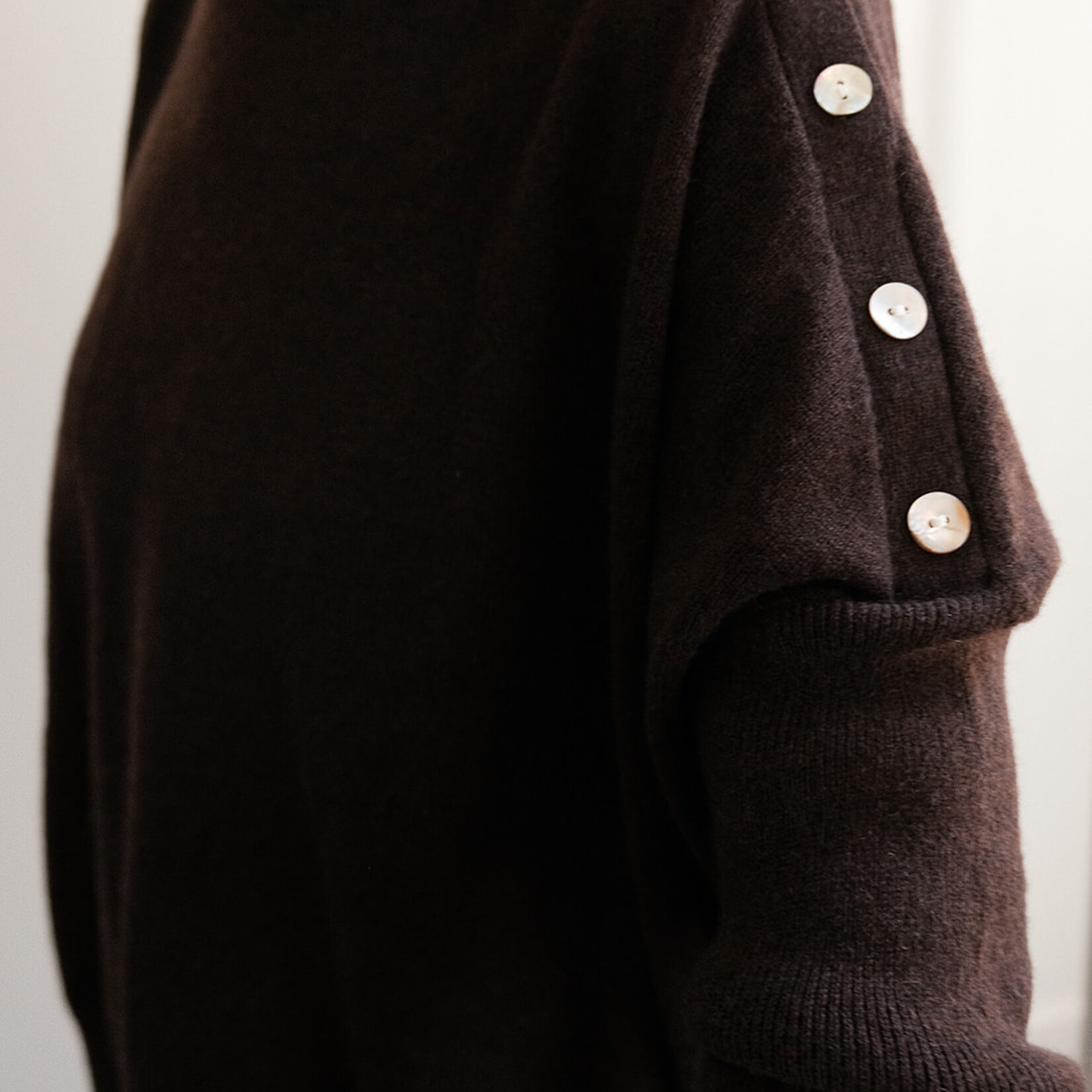 Absolut cashmere Oversized sweater chocolat