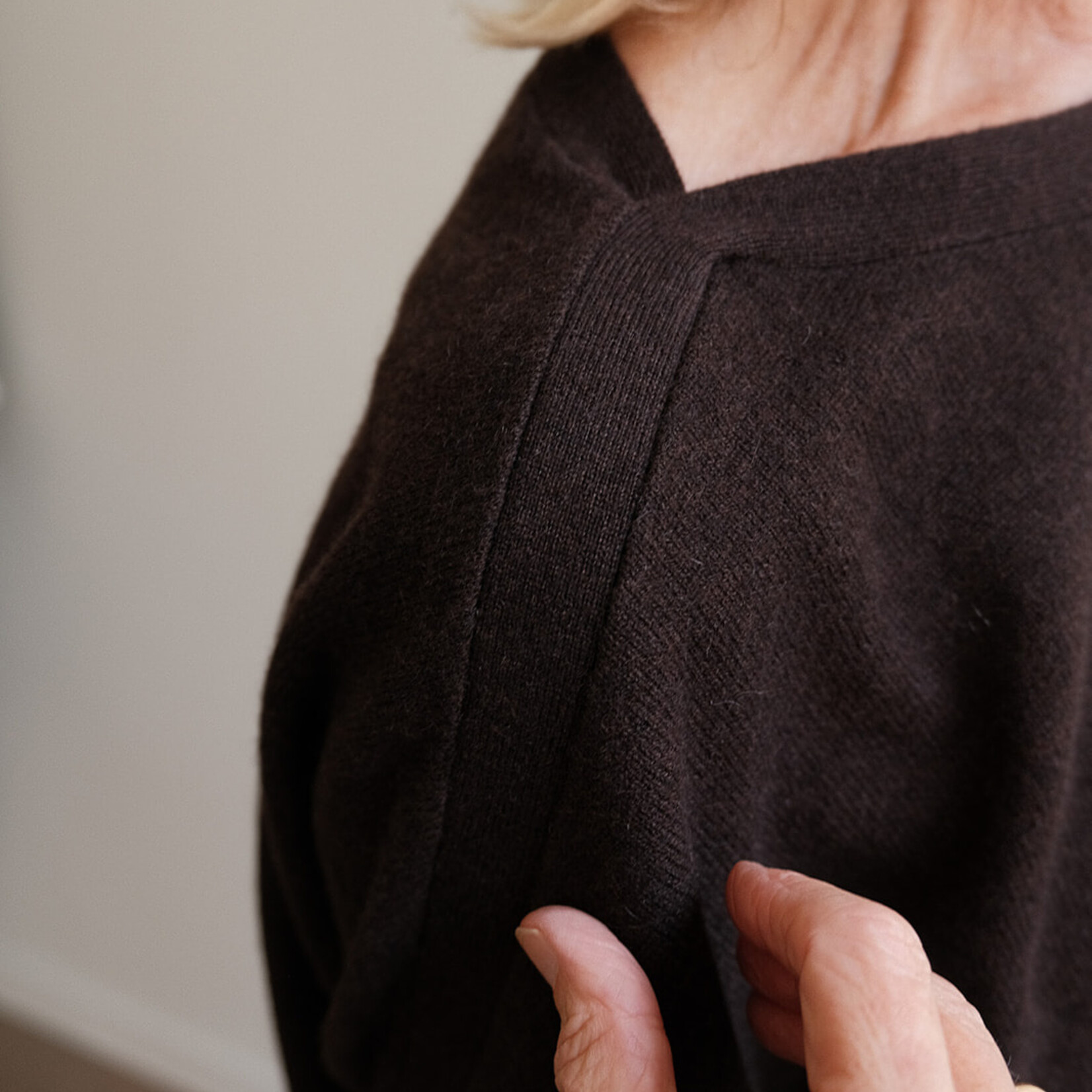 Absolut cashmere Oversized sweater chocolat