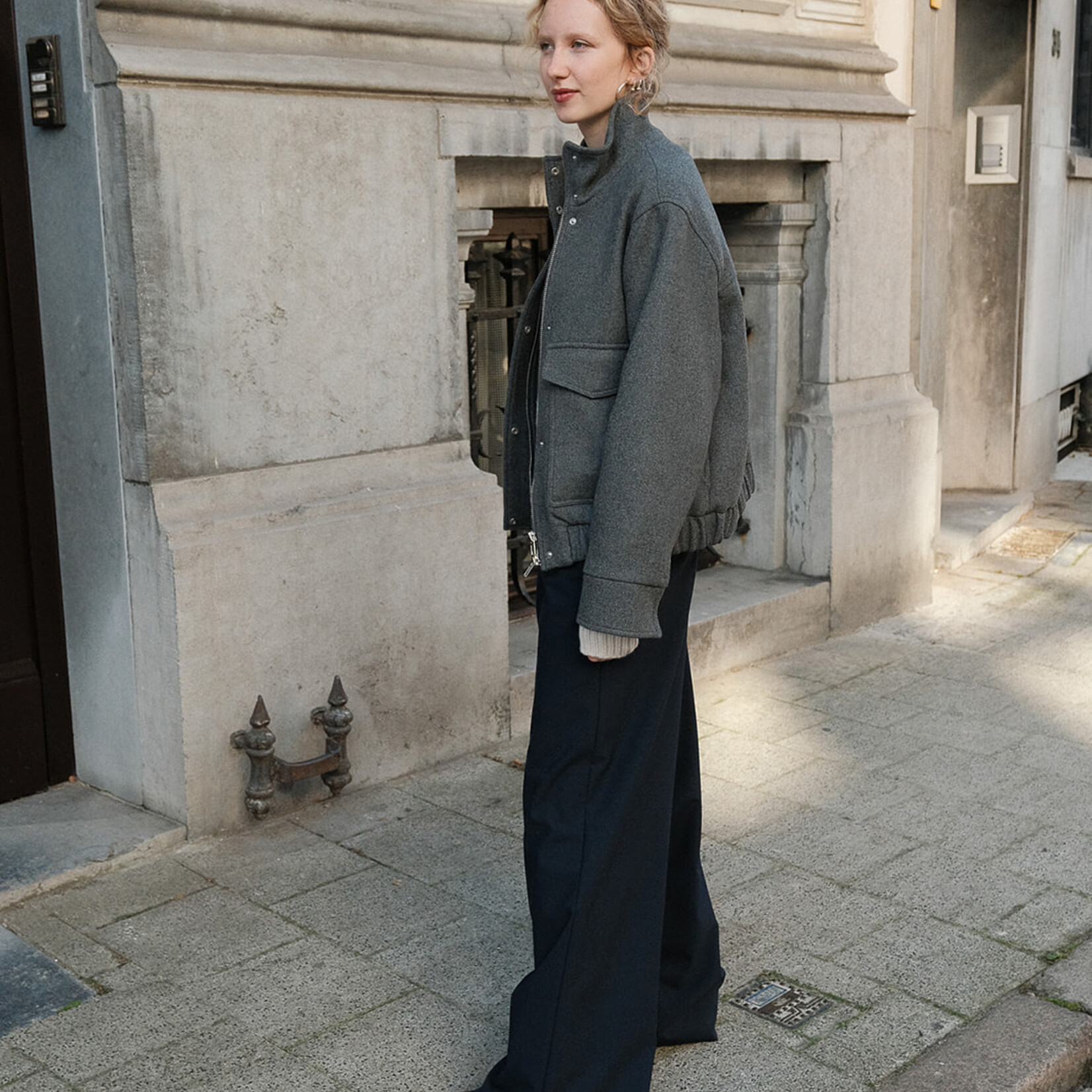 Ottod'Ame Pleated palazzo trousers