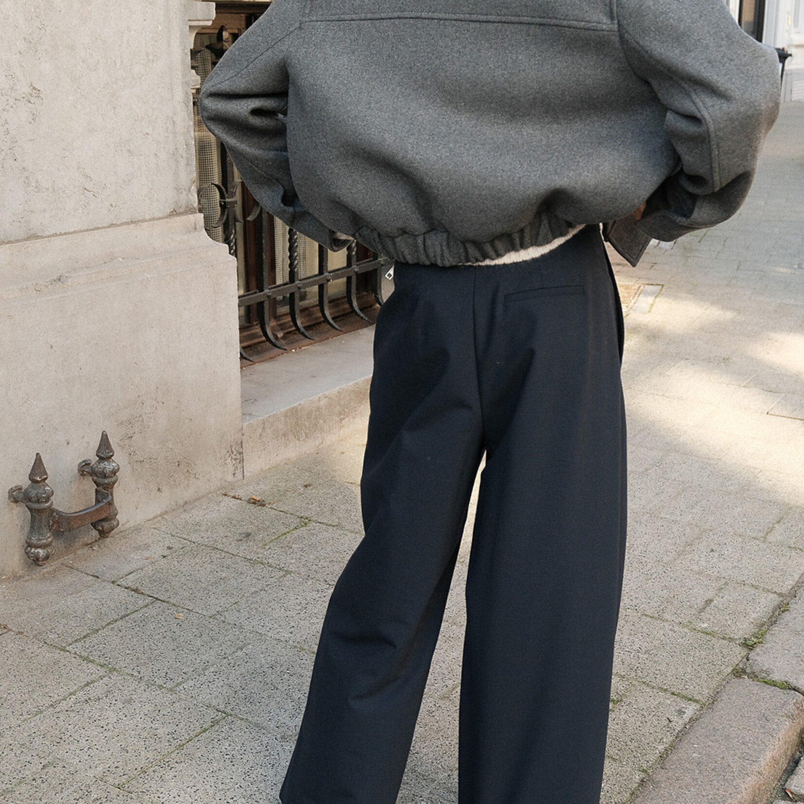 Ottod'Ame Pleated palazzo trousers