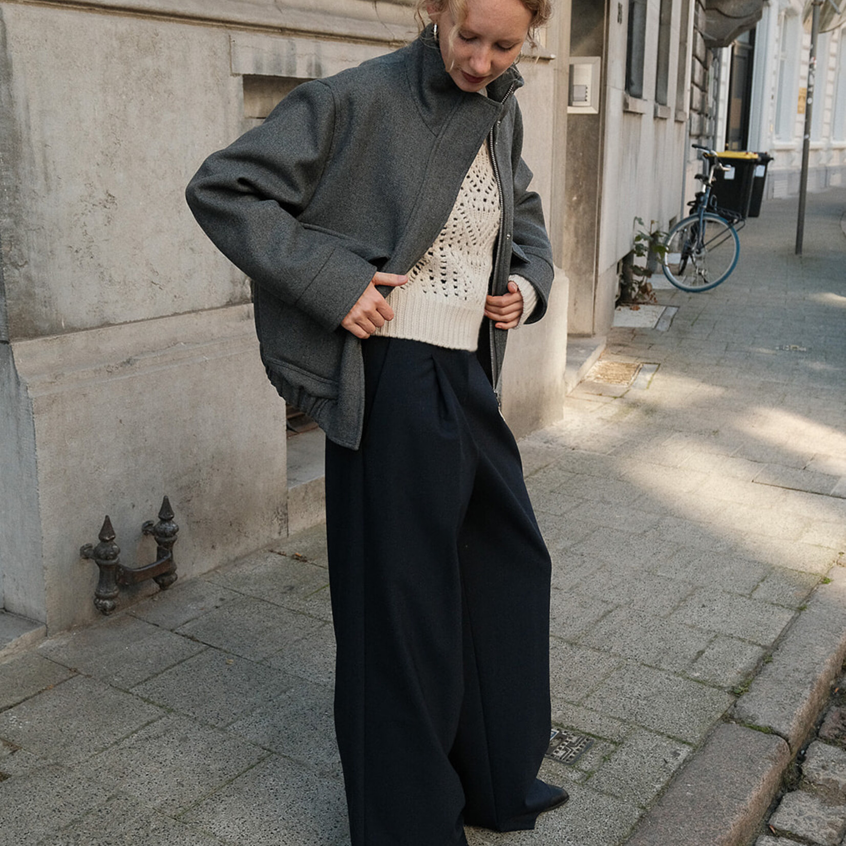Ottod'Ame Pleated palazzo trousers