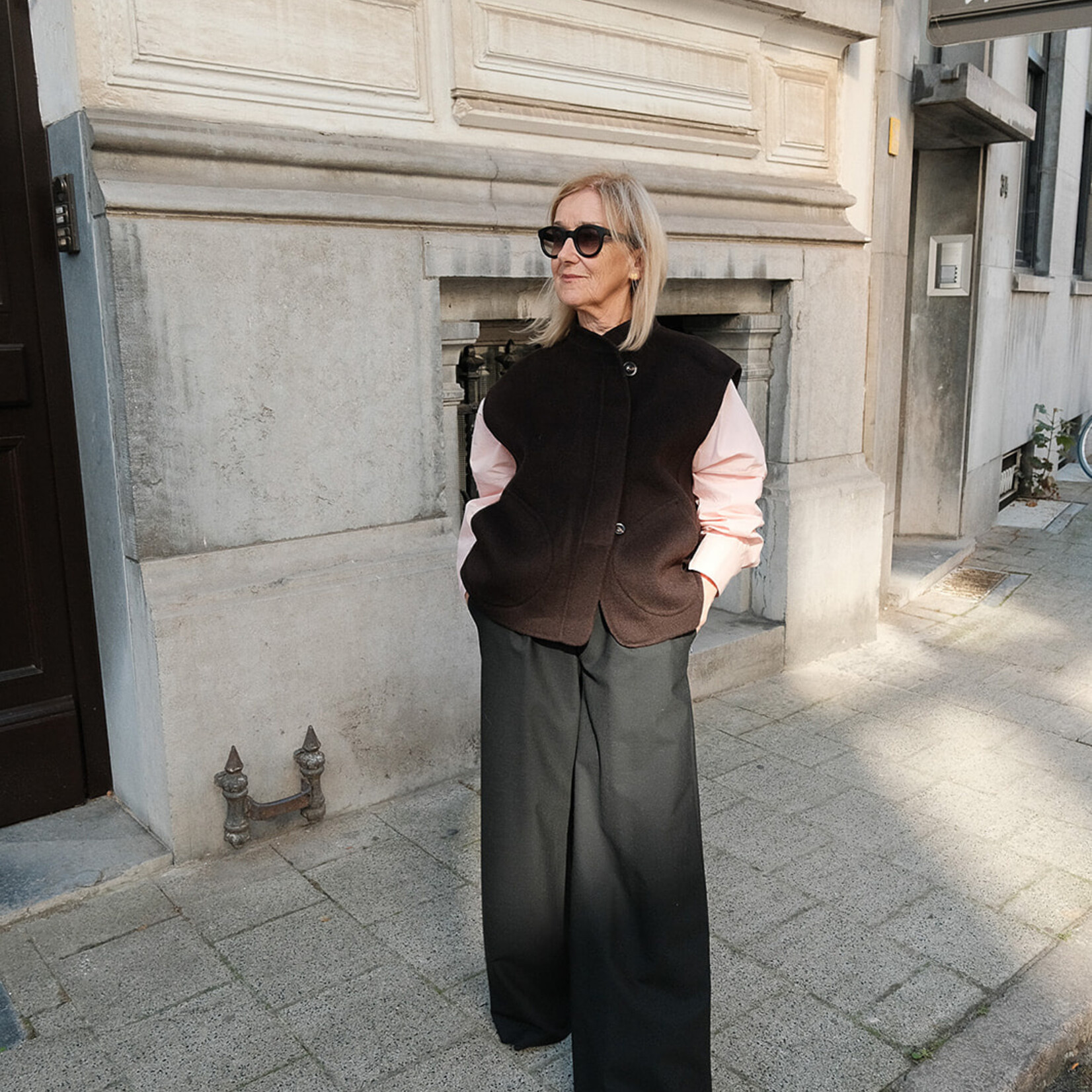 Ottod'Ame Pleated palazzo trousers