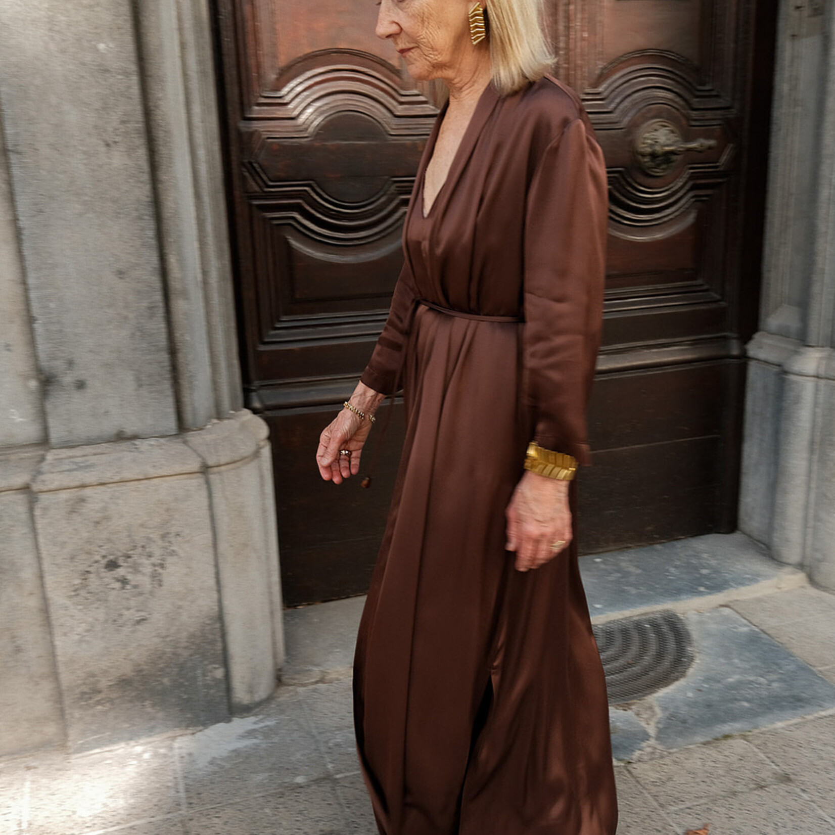 Ottod'Ame Belted midi dress