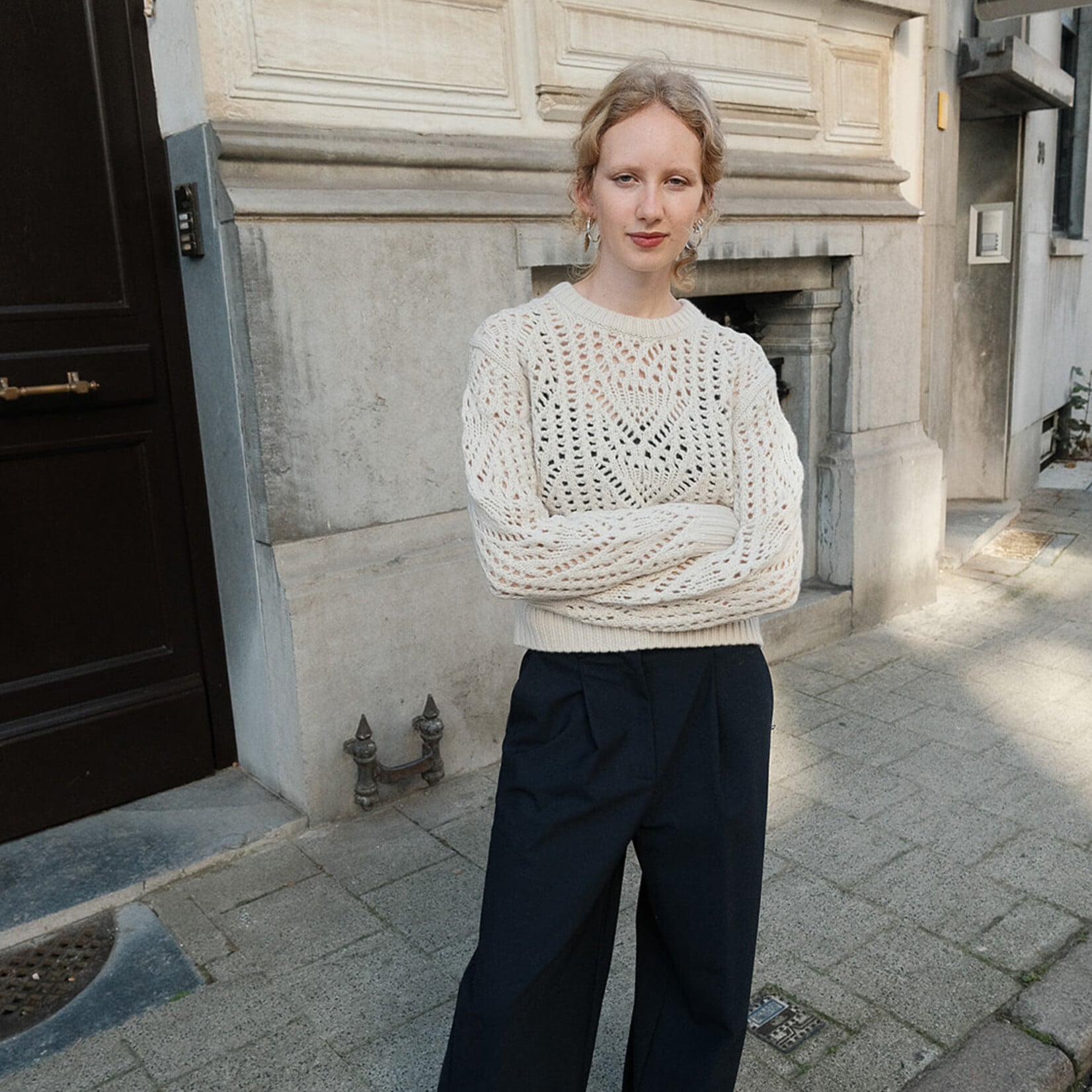 White + Warren cashmere blend crewneck