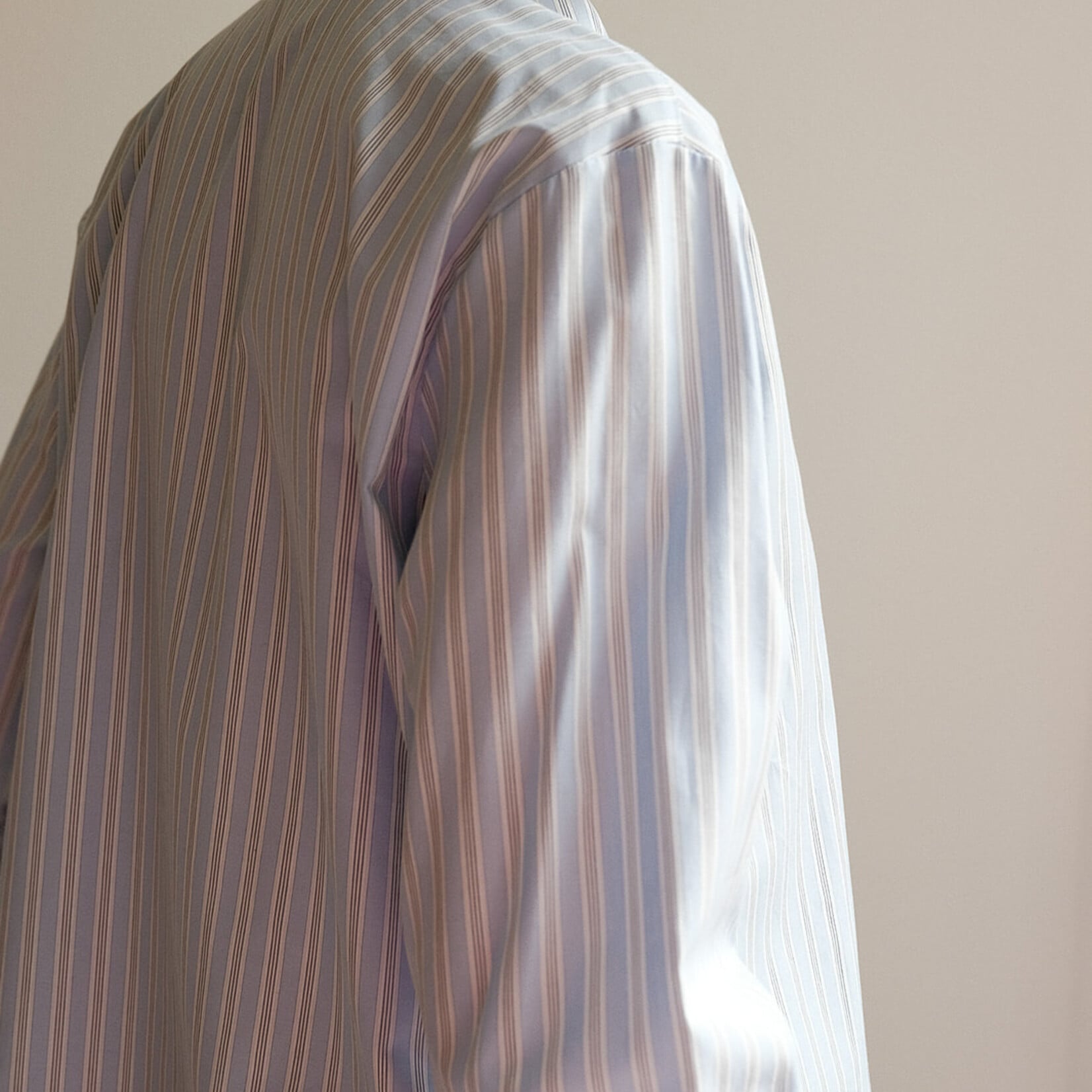Ottod'Ame Ruffled striped shirt