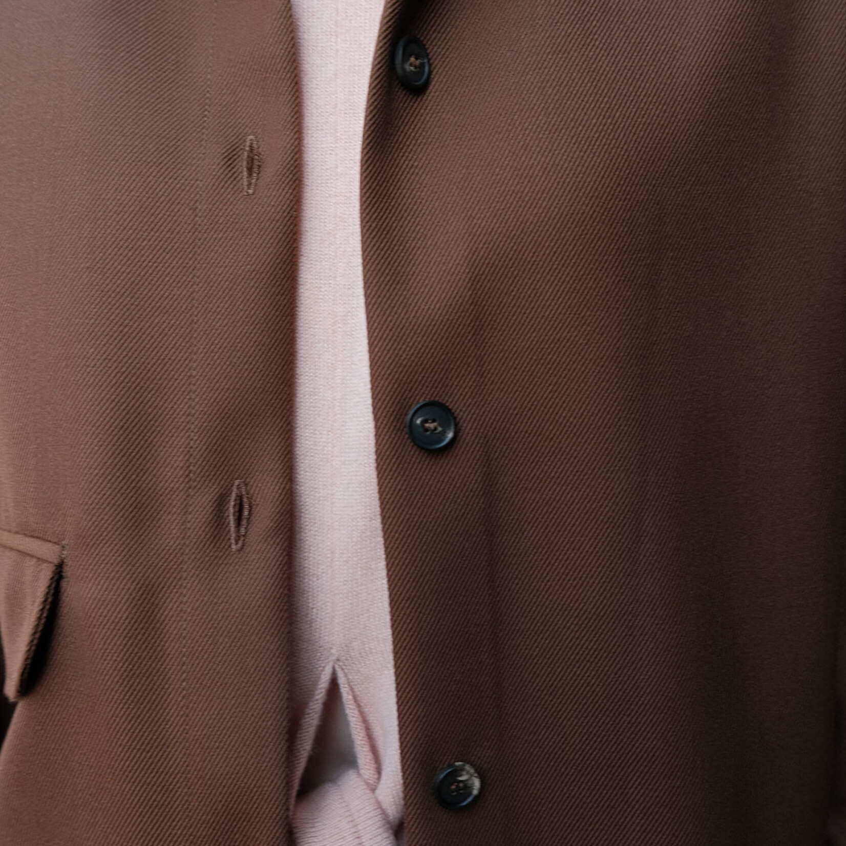 Tela Shirt britt darkblue - Brown