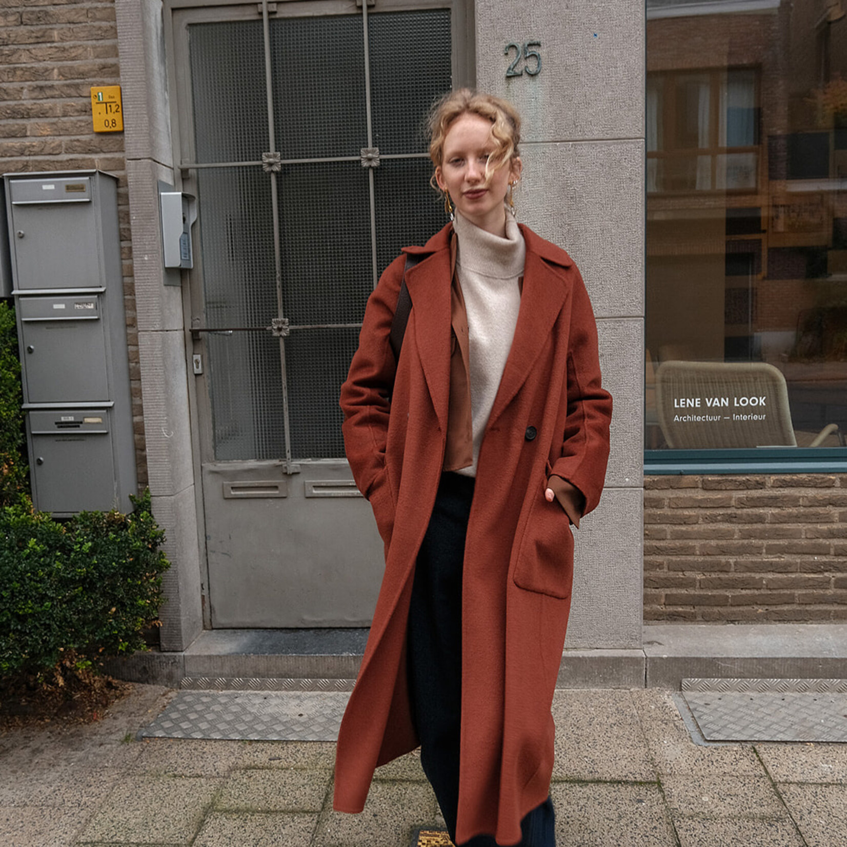 Ottod'Ame Long double-breasted coat