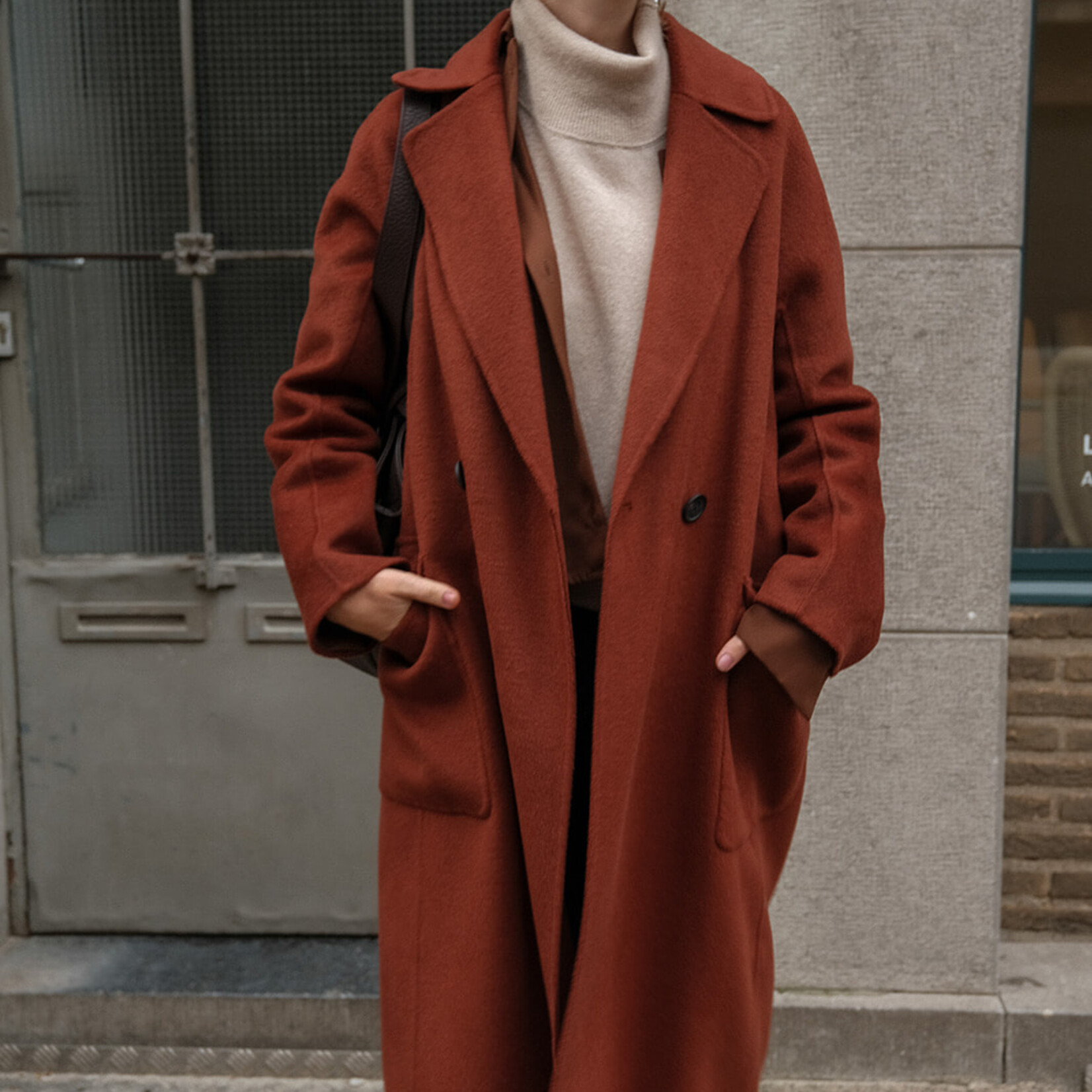 Ottod'Ame Long double-breasted coat