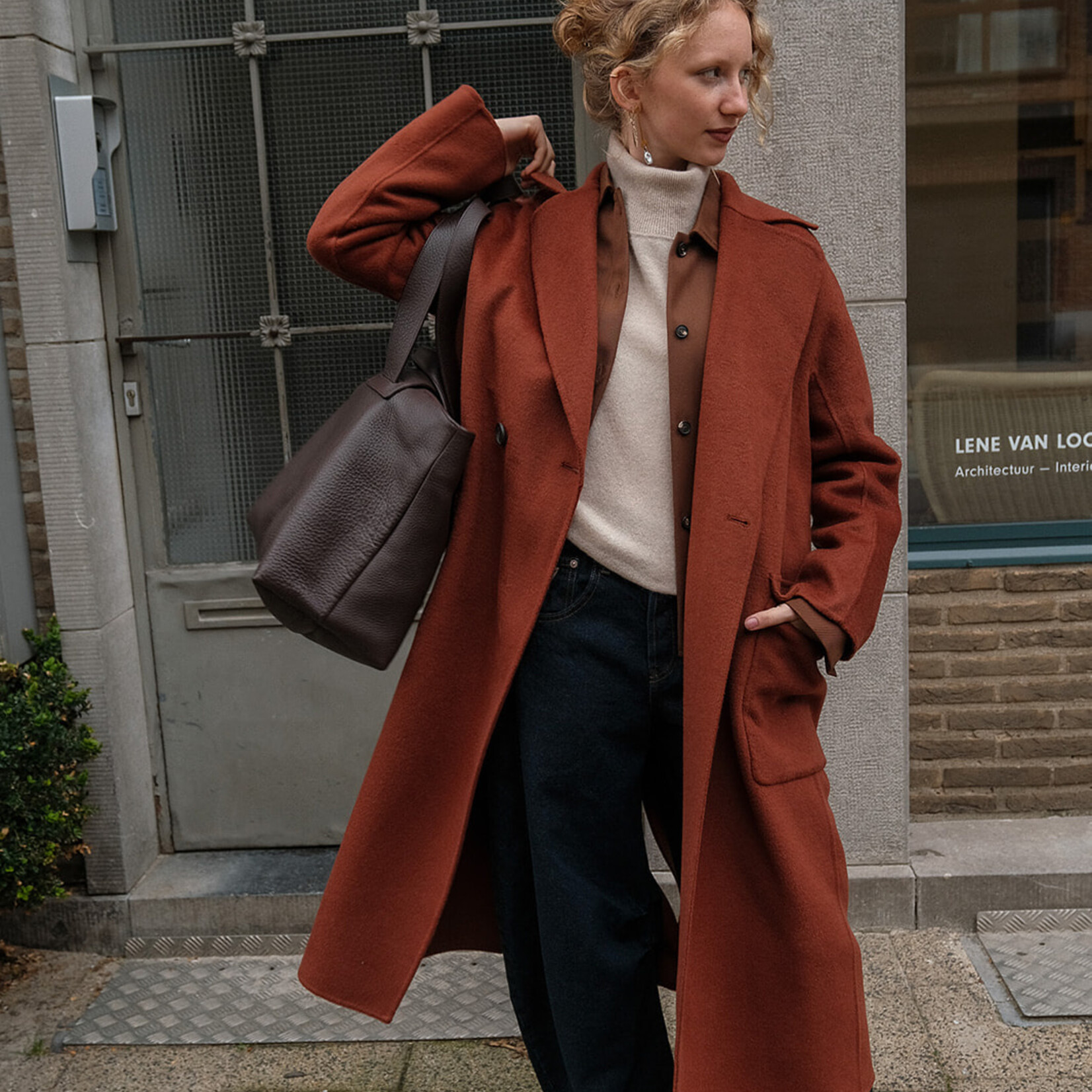 Ottod'Ame Long double-breasted coat