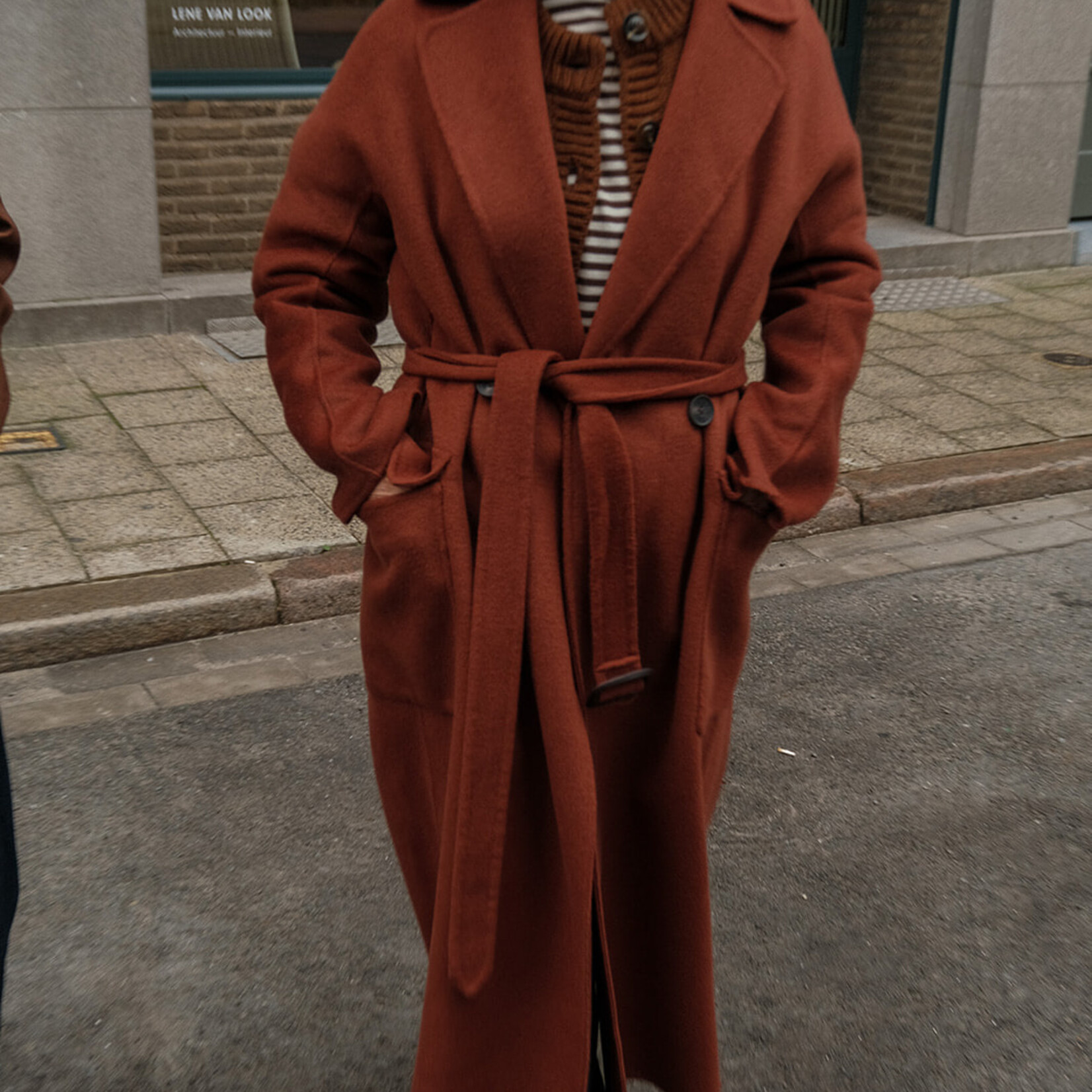Ottod'Ame Long double-breasted coat