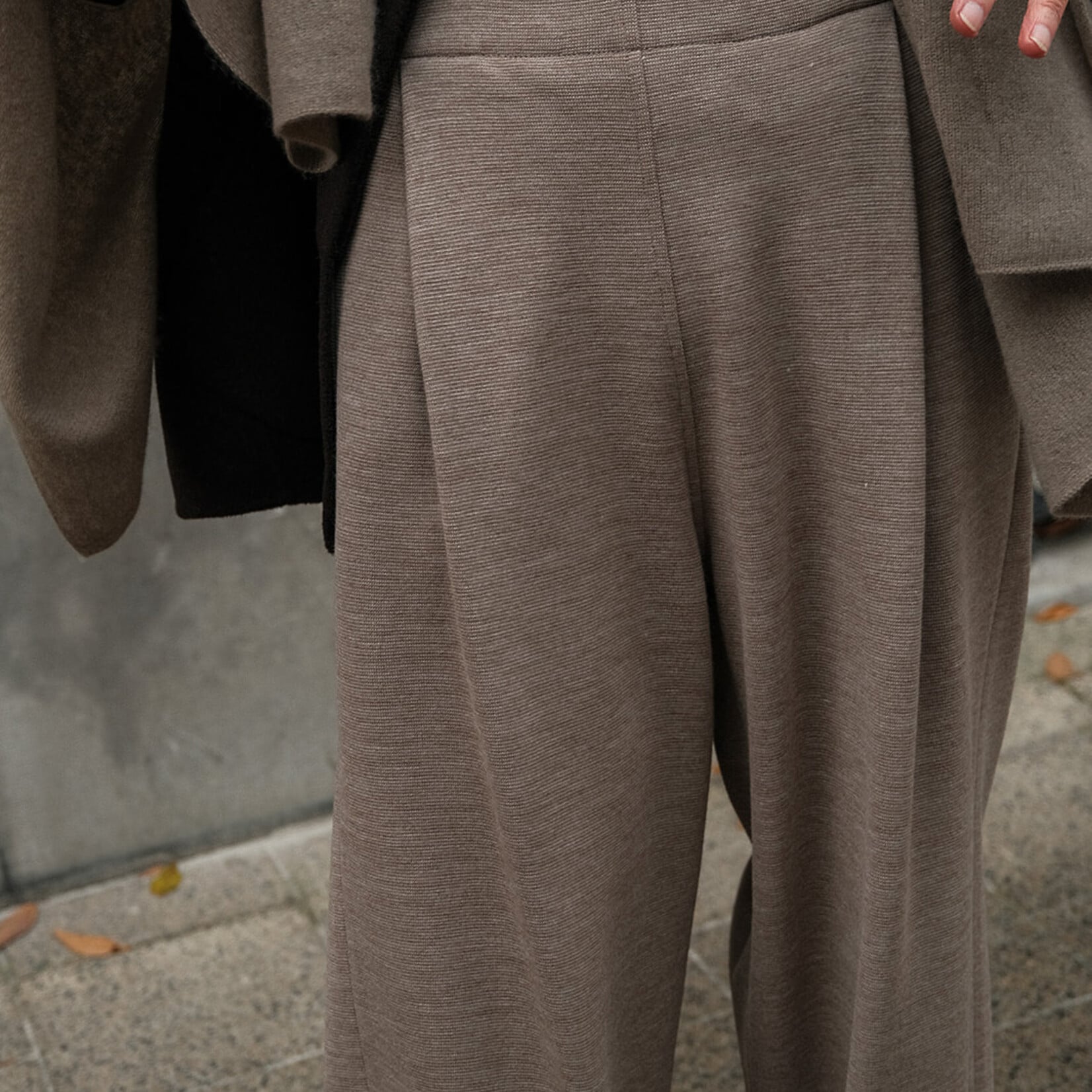 Tela Pantalon Jogger sand