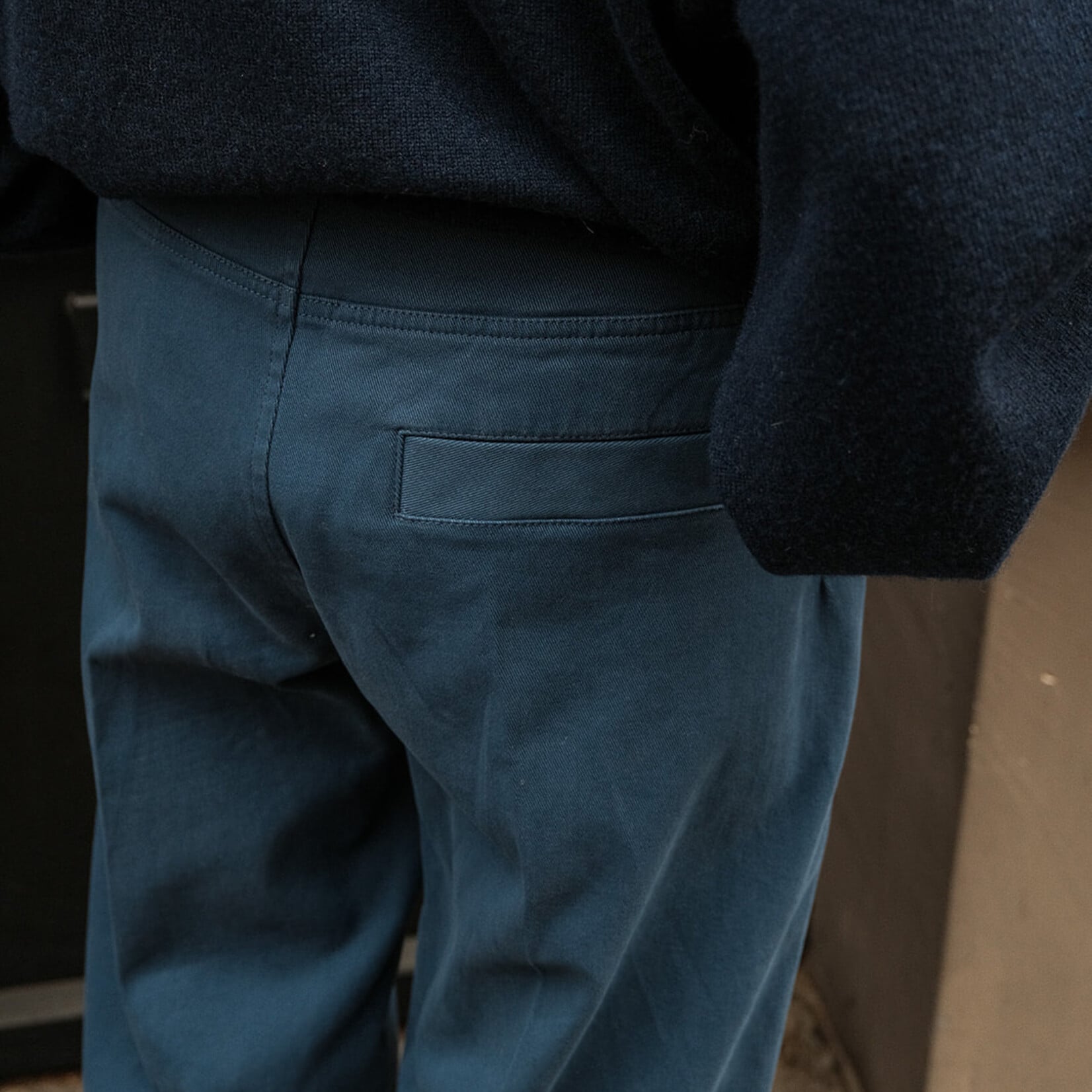 Tela Pantalon Cosmo blue