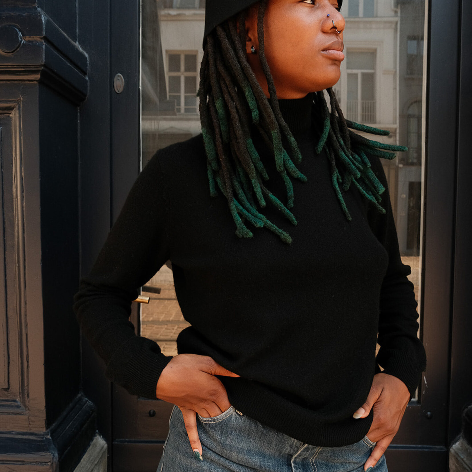 Absolut cashmere Themys turtleneck sweater black