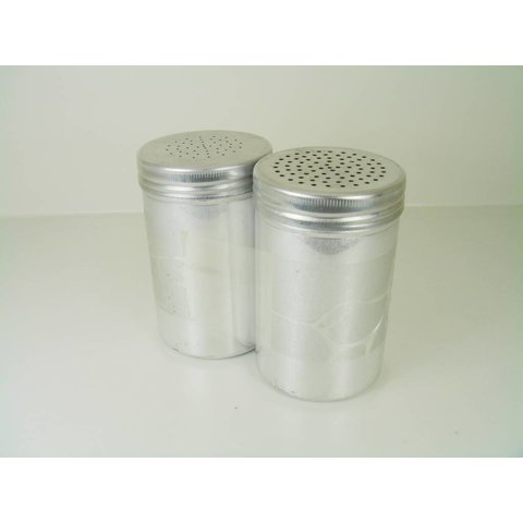 Specerijen-, cacao-, poedersuikerstrooier - 8 cm set van 2