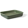 Natura 100% recycled ovenschaal braadslede 35x27cm - met PFOS-PFOA vrije groene anti-kleeflaag coating Vegetek