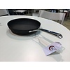 Koekenpan 24cm – Bakpan – Koekenpan inductie – Keramische pan – Zwart - nu tijdelijk met GRATIS glasdeksel !