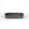 Natura 100% recycled ovenschaal braadslede 35x27cm - met PFOS-PFOA vrije groene anti-kleeflaag coating Vegetek