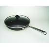 Vista 1 Koekenpan 24cm – Bakpan – Koekenpan inductie – Keramische pan – Zwart - nu tijdelijk met GRATIS glasdeksel !
