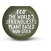 Natura 100% Recycled - flensjes - pannekoekpan - Ø 25 cm - met groene plantaardige VEGAN anti-kleefcoating - PFOS-PFOA vrij -  ook geschikt voor inductie