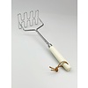 Aardappelstamper - 33 cm - Stamppot stamper - Creme-wit