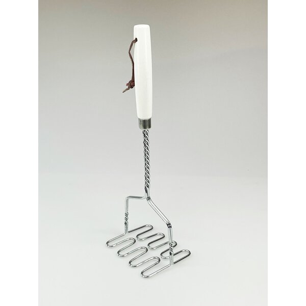 RZ-kookgerei Aardappelstamper - 33 cm - Stamppot stamper - Wit
