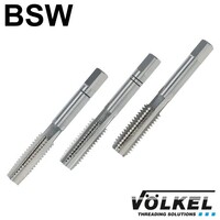 Handtappenset 3dlg, ≈ DIN 352, HSS-G, BSW 9/16 x 12