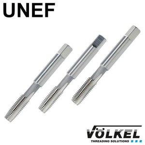 Handtappenset 3dlg, conisch, ISO 529, HSS-G, UNEF 1/4 x 32