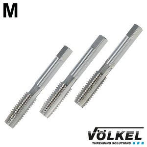 Völkel Handtappenset 3dlg, conisch, DIN 352, HSS-G, M 2 x 0.4