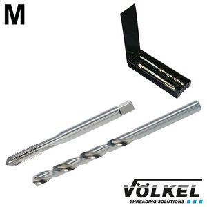 TwinBox machinetap + spiraalboor, DIN 371, HSS-E, vorm B met schilaansnijding, M 3 x 0.5 TwinBox machinetap + spiraalboor, DIN 371, HSS-E, vorm B met schilaansnijding, M 3 x 0.5