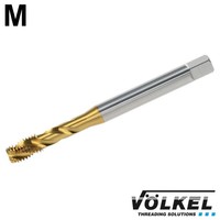 Machinetap, DIN 371, HSS-E TiN, vorm C / 35° RSP met rechtsspiraal, M 6 x 1.0