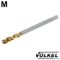Machinetap, DIN 376, HSS-E TiN, vorm C / 35° RSP met rechtsspiraal, M 16 x 2.0