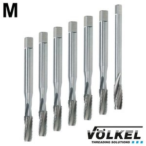 Machinetappenset 7dlg, DIN 371/376, HSS-E, vorm C / 15° RSP met rechtsspiraal, M 3 - 12