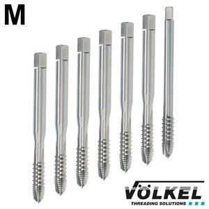 Machinetappenset 7dlg, DIN 371/376, HSS-E, vorm B-AZ met schilaansnijding en uiteengezette tanden, M 3 - 12